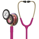 Littmann Stethoscope Classic III: Rainbow Finish chest-piece with Raspberry tubing 5806