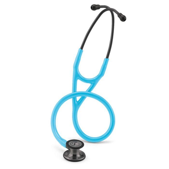 Littmann Cardiology IV: Smoke Finish Chest-Piece with Turquoise Tubing 6171