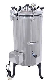  Portable Vertical Autoclave Aluminium Electric Size:12"X16"