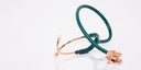 MDF MD One Stethoscope - Limited Edition MPrints - Mermaid Green Glitter Rose Gold (MDF777GGLRG)
