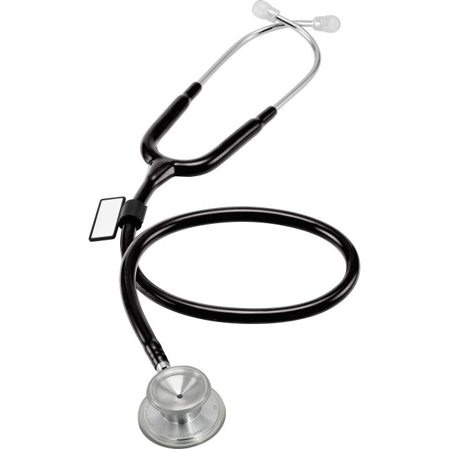 MDF Acoustica Lightweight Dual Head Stethoscope- Black (MDF747XP11)