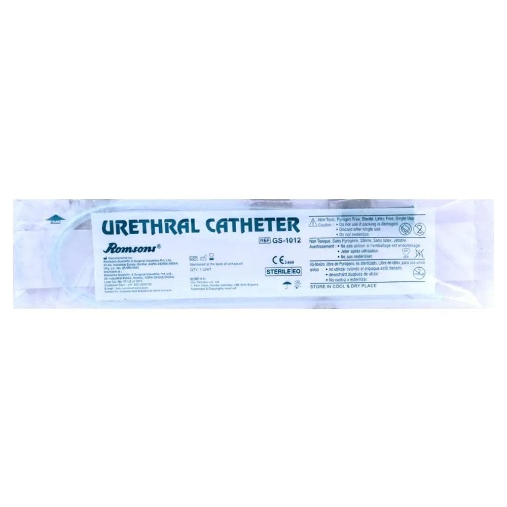 Romsons Urethral Catheter FG-10(R-91) Each