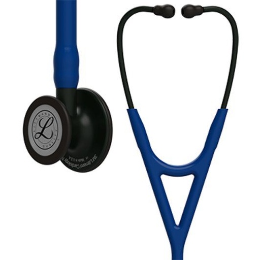 [LITT_6168] Littmann Cardiology IV: Black Finish Chest-Piece with Navy Blue Tubing 6168