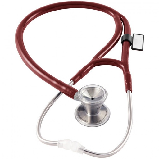 [MDF_STETH_MDF79717] MDF Classic Cardiology Dual Head Stainless Steel Stethoscope - Burgundy (NAPA) (MDF79717)