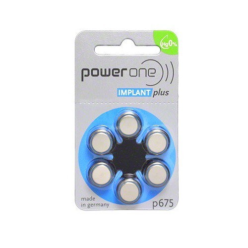 [COCHLEAR_DISP_BATT_POWERONE_P675_B454122] Cochlear P675 Disposable Battery Powerone B454122