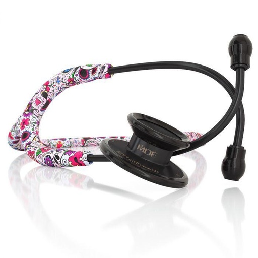 [MDF_STETH_MDF777CSK] MDF MD One Stainless Steel Stethoscope Pediatric- Limited Edition MPrints - Sugar Skull (MDF777CSK)