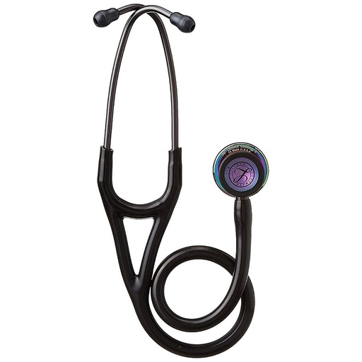 [LITT_6240] Littmann Stethoscope Cardiology IV: High Polish Rainbow-Finish Chestpiece,  Black Tube,  Smoke Stem and Smoke Headset, 27 inch, 6240